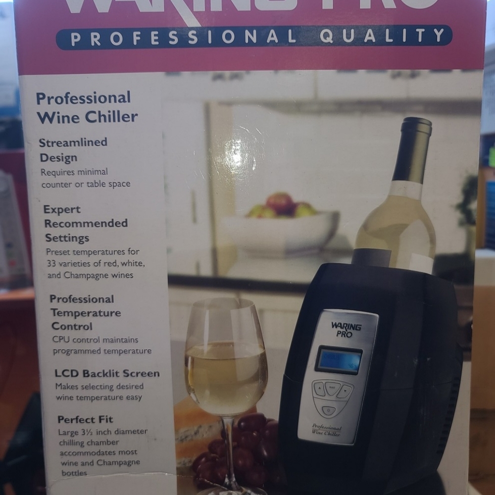 New Waring Pro Professional Wine Chiller-  WWC  300PC